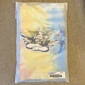 Boys Lie Never Released Cotton Candy Rainbow Backpack Bag with Sticker